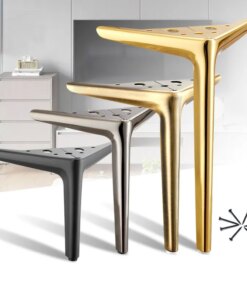 4Pcs/Set Furniture Feet For TV Cabinet Sofa Coffee Table Bathroom Cabinet Drawer Cabinet Leg Metal Support Feet Load 800KG