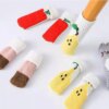 Buy 4pcs Floor Protection Chair Foot Pads Leg Furniture Knitting Cover Chair Christmas Pads Floor Paw Anti-noise Protector Socks online shopping cheap