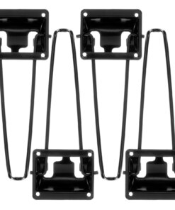 4pcs Foldable Coffee Table Legs Folding Table Small Foldable Table Hair Pin Legs