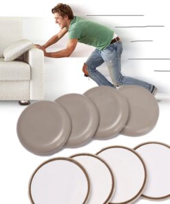 4pcs Furniture Leg Slider Pads Anti Scratch Easy Move Heavy Furniture Thickened Moving Pad Anti-abrasion Floor Protector Mat