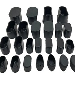 4pcs PVC Oval Chair Leg Furniture Table Legs Protection Thickened And Soft Dust Cover Non-slip Silent Furnitures Leveling Foot