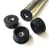 Buy 4pcs Thread Plastic Furniture Leg Plugs With M6M8 Nut Hole Pipe Cover Round Adjustable Insert Plugs Chair Legs Covers Protective online shopping cheap