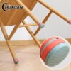 Buy 4pcs Universal Silicon Furniture Legs Protection Cover Chair Leg Caps Non-slip Round Floor Protector Pads Stool Table Foot Cover online shopping cheap