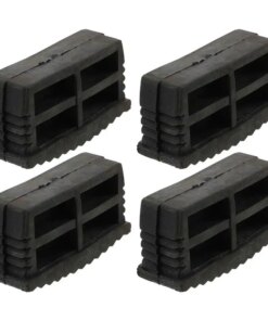 4pcs Versatile Premium Black Non-skid Ladder Pads Ladder Feet Covers Ladder Leg Covers
