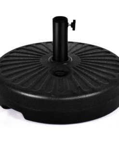 50lbs Water Plastic Umbrella Base Recyclable Patio 20″ Umbrella Stand Hold OP3207