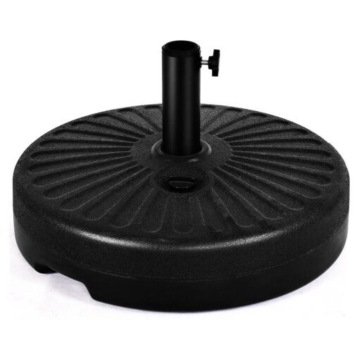 Buy 50lbs Water Plastic Umbrella Base Recyclable Patio 20" Umbrella Stand Hold OP3207 online shopping cheap