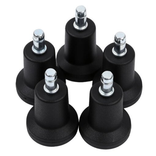 Buy 5Pcs Bell Glides Replacement Office Chair Swivel Caster Wheels to Fixed Stationary Castors Bell Glides Wheels Furniture Parts online shopping cheap