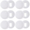 Buy 6 Pairs Toilet Bowl Lid Installation Accessories Universal Bolt Caps Covers Seat Floor Repair Parts Plastic Screws online shopping cheap