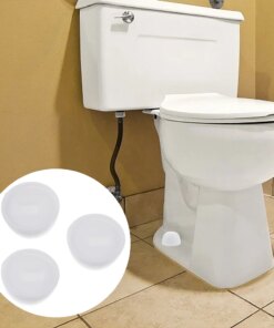 6 Pairs of Plastic Toilet Bolt Cap Toilet Bolt Covers Screw Caps Toilet Bolt Covers Replacement