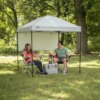Buy 6' X 6' Gray Instant Outdoor Canopy with UV Protection Parasole De Terrase Exterrieur online shopping cheap