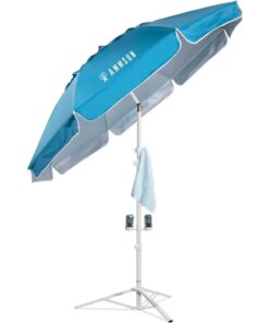 6.5ft Lightweight Sports Umbrella for Sporting Games, Adjustable Instant Sun Protection Easy to Carry (Sky Blue)