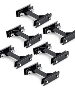6Pack Deck Umbrella Clamp On Deck Rail Or Fence,Adjustable Umbrella Clamp Mount,Outdoor Patio Umbrella Mount Holder
