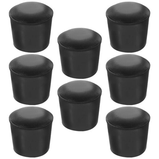 Buy 8 Pcs Chairs Kitchen Supplies Leg Caps Pads Furniture Rubber Feet Anti-skid Placemat Protectors online shopping cheap