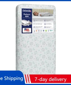 800 Extra Firm Mattress, 80 Coil, Waterproof, Gray Kids Mattresses Children Furniture