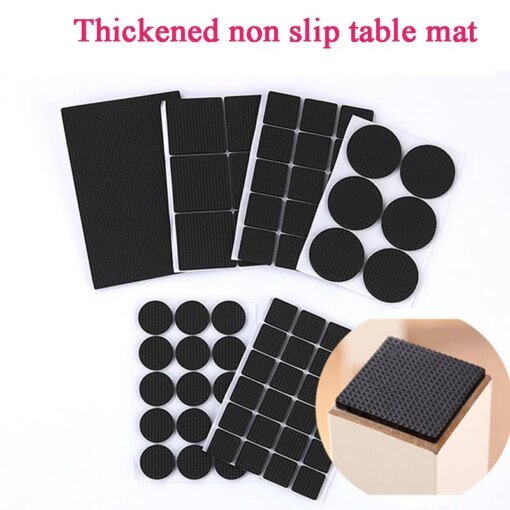 Buy 8/16/24pcs/lot Chair Leg Pads Floor Protectors for Furniture Legs Table leg Covers Round Bottom Anti Slip Floor Pads Rubber Feet online shopping cheap