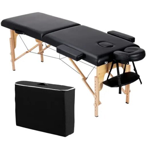 Buy 84'' 2 Section Portable Massage Table Professional Facial Bed Esthetician Lash Beds Ergonomic Folding - Adjustable Height us online shopping cheap