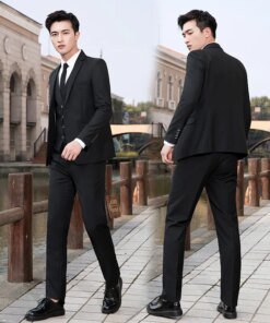 8668-T-Short-sleeved Customized suit summer new Korean version of the wild tide brand half-sleeved Customized suit