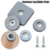Buy 8Pcs Transparent Rubber Non-slip Chair Leg Caps Feet Pads Sofa Foot Covers Floor Furniture Legs Protector Pad with Screws 2021 online shopping cheap
