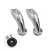 Buy 9/10cm Metal Sofa Feet Heavy Duty Modern Style Furniture Table Legs Chrome Tapered Sofa Cabinet TV Stands Beds Furniture Legs online shopping cheap