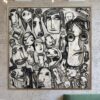 Buy Abstract Acrylic Painting On Canvas Extra Large Figurative Art Abstract Wall Artwork Painting | CLOSE PEOPLE online shopping cheap