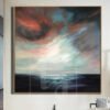 Buy Abstract Acrylic Painting On Canvas Original Texture Art | COLORFUL SKY online shopping cheap