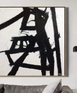 Abstract Art in Black and White Franz Kline style | LIGHT & SHADOW