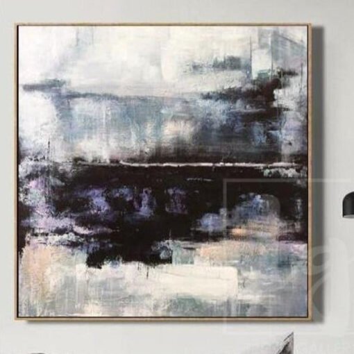 Buy Abstract Art in Black and White | WATER REFLECTION online shopping cheap