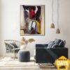 Abstract Bird Oil Painting Colorful Textured Artwork Modern Original Wall Art for Living Room Decor | TAKEOFF 47.2"x39.4" Abstract Bird Oil Painting Colorful Textured Artwork Modern Original Wall Art for Living Room Decor | TAKEOFF 47.2"x39.4"
