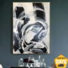 Buy Abstract Black and White Painting Large Original Oil Painting On Canvas Black And White Painting Acrylic Fine Art Room Decor | CONFUSION 27.6"x19.7" online shopping cheap