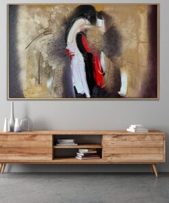 Abstract Colorful Acrylic Painting Original Contemporary Wall Hanging Artwork Modern Decor for Home | EMBRACE