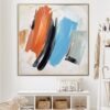 Buy Abstract Colorful Painting Canvas Minimalist Wall Art Abstract Expressionism Art Wall Hanging Art Brush Strokes Painting | LINES OF ACTION online shopping cheap