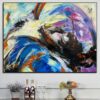 Buy Abstract Colorful Painting Modern Fine Abstract Art Canvas Original Wall Art Colorful Colorful Wall Art Canvas Rainbow Painting | COLOR OF RAIN online shopping cheap