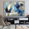 Abstract Colorful Painting on Canvas Blue Wall Art Vivid Artwork Heavy Textured Art Original Oil Painting for Aesthetic Room Decor | MARE IMBRIUM Abstract Colorful Painting on Canvas Blue Wall Art Vivid Artwork Heavy Textured Art Original Oil Painting for Aesthetic Room Decor | MARE IMBRIUM