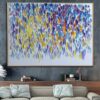 Buy Abstract Colorful Paintings On Canvas Original Oil Impasto Painting Modern Wall Art Thick Textured Painting | RAIN IN SPRING online shopping cheap