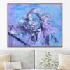 Abstract Custom Paintings from Photo Original Figurative Art Modern Handmade Oil Painting for Indie Room Decor | PAINTING FROM PHOTO #22