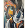 Buy Abstract Faces Painting in Custom Size as Modern Textured Wall Art for Living Room Wall Decor | SOUL MATES online shopping cheap