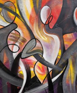 Abstract Figurative Painting Digital Download Fine Art Modern Abstract Silhouette Painting Digital Calming Painting Wall Hanging Decor | DIGITAL FILE #40