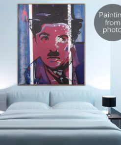 Abstract Figurative Paintings From Photo Custom Colorful Human Portrait On Canvas Modern Oil Wall Decor | PAINTING FROM PHOTO #2