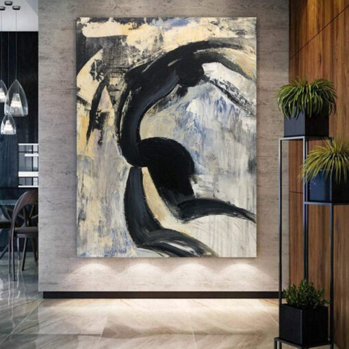 Buy Abstract Nude Painting Large Original Oil Painting On Canvas Black And White Painting Figurative Abstract Acrylic Figurative Painting | ABSTRACT NAKED online shopping cheap