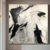Buy Abstract Oil Painting Black And White Artwork Original Contemporary Art | LIFE CHANGES online shopping cheap