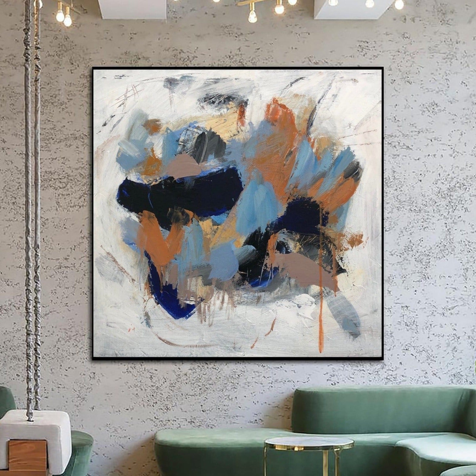 Buy Abstract Oil Painting Canvas Colorful Wall Art Vivid Art Heavy Textured Painting Modern Fine Art Hand Painted Artwork Wall Decor | BUTTLE LAKE online shopping cheap