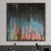 Abstract Oil Painting On Canvas Canvas Painting Original Black Painting Office Painting | SANCTUARY Abstract Oil Painting On Canvas Canvas Painting Original Black Painting Office Painting | SANCTUARY