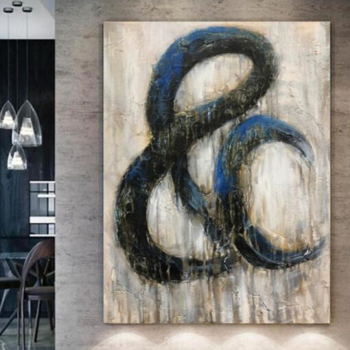 Buy Abstract Oil Painting On Canvas Extra Large Wall Art Fine Art Painting Texture Geometric Art Grey Wall Artwork Original For Home Decor | SHAKE LINE online shopping cheap