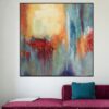 Buy Abstract Oil Paintings On Canvas Colorful Painting Thick Colorful Oil Extra Large Wall Art | RUBY CAVE online shopping cheap