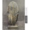 Buy Abstract Oval Wood Sculpture Hand Carved Table Figurine Modern Original Desktop Art | CORALS 22"x9.6" online shopping cheap