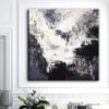 Buy Abstract Painting Black And White Abstract Painting Black Painting White Painting Gray Painting | SEA FOAM online shopping cheap