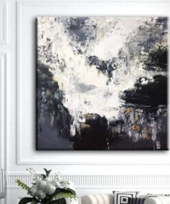 Abstract Painting Black And White Abstract Painting Black Painting White Painting Gray Painting | SEA FOAM