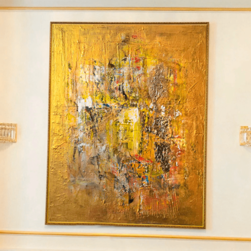 Buy Abstract Painting On Canvas Gold Painting Contemporary Art Painting | GOLDEN COIN online shopping cheap