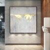 Buy Abstract Painting On Canvas Gray Painting Gold Painting Abstract Oil Painting | GOLDEN WATERFALL online shopping cheap