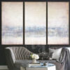 Buy Abstract   Painting On Canvas Painting Set Beige Painting Light Blue Oil Painting | ENLIGHTENMENT online shopping cheap